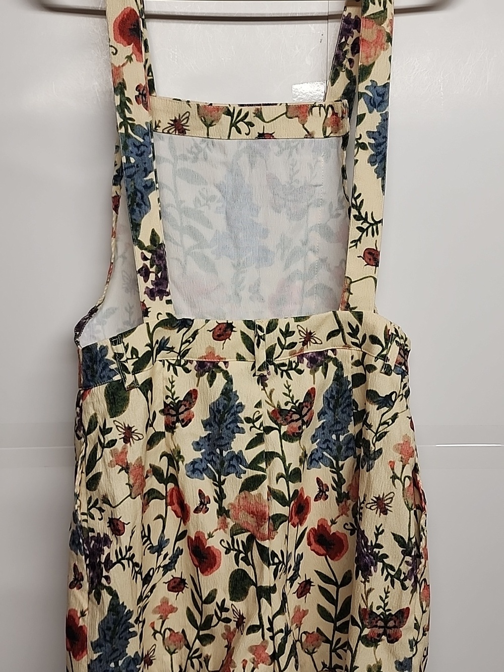 Your Closets Happy Hour Floral SZ S Overall shorts Multicolor Garden Print - Picture 6 of 9